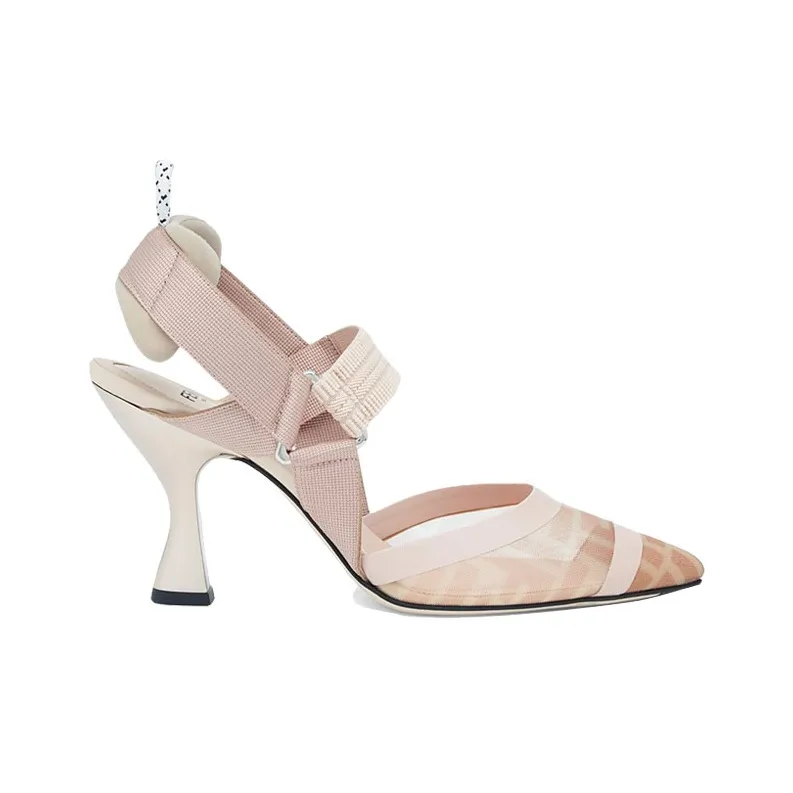 FENDI Colibri High Heels Women's Pink-1