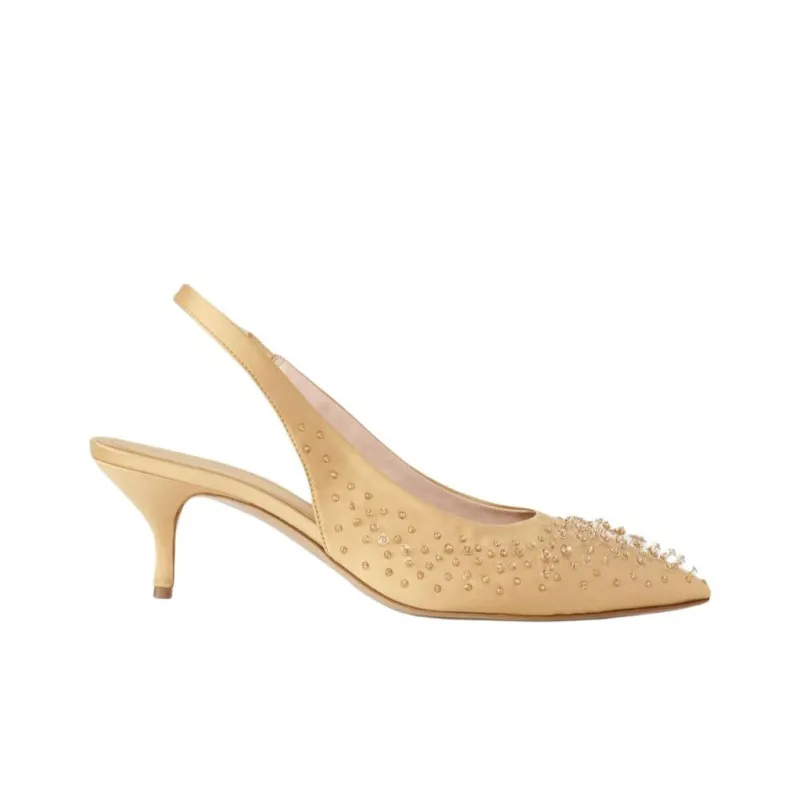 Fabiana Filippi Slim Heel High Heels 5.5cm Women's Yellow-1