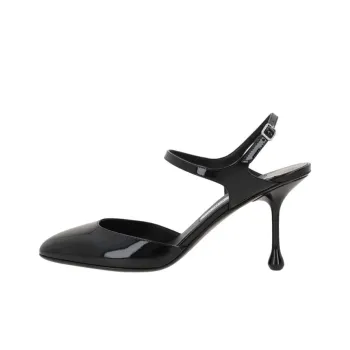 Jimmy Choo Pixie Irregular Heel High Heels 8cm Women's Black