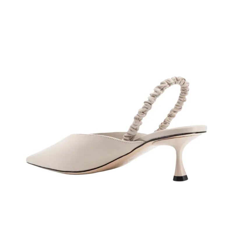 STUDIO AMELIA Zadie Irregular Heel High Heels 5cm Women's Beige-3
