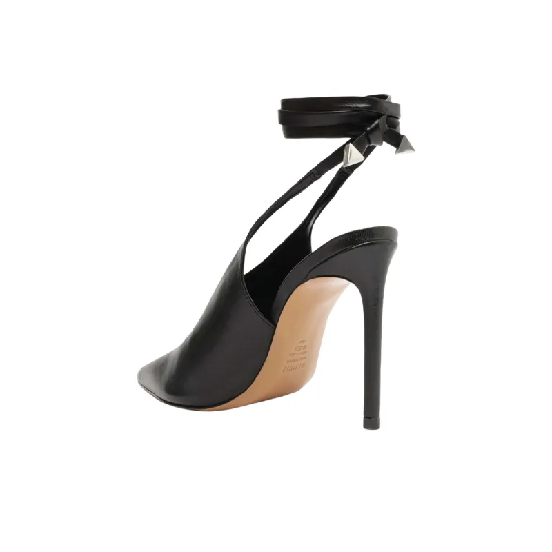 Schutz Peggy Slim Heel High Heels 10cm Women's Black-4