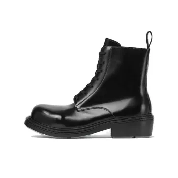 Bottega Veneta Fireman Ankle Boots Men's Black