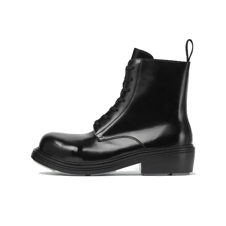 Bottega Veneta Fireman Ankle Boots Men's Black-0