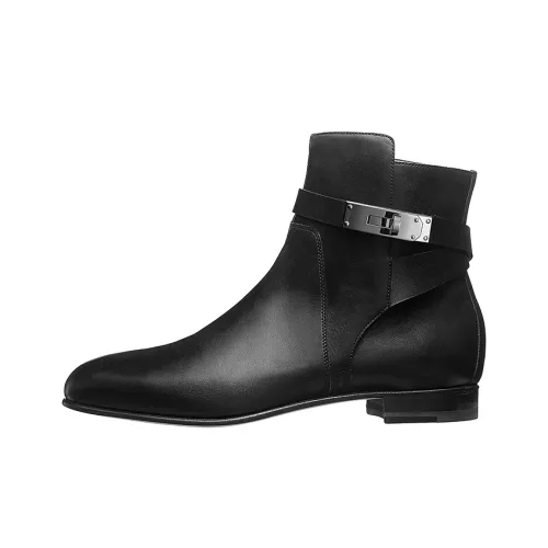 HERMES Neo Ankle Boots Women's Black