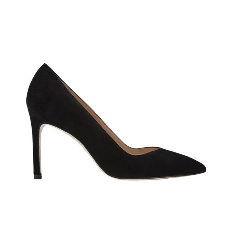 Stuart Weitzman/SW Anny Slim Heel High Heels 9.5cm Women's Black-1