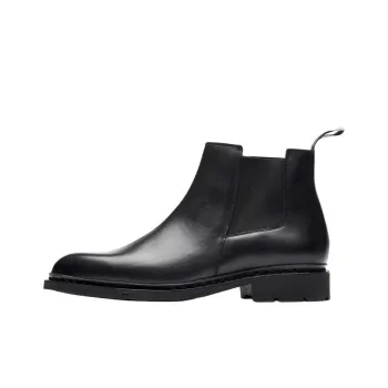 Paraboot Chamfort Short Chelsea Boots Men's Black
