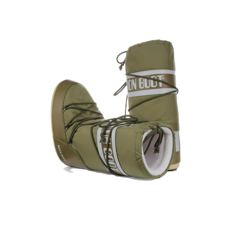 Moon Boot Icon Nylon Boot Khaki-3