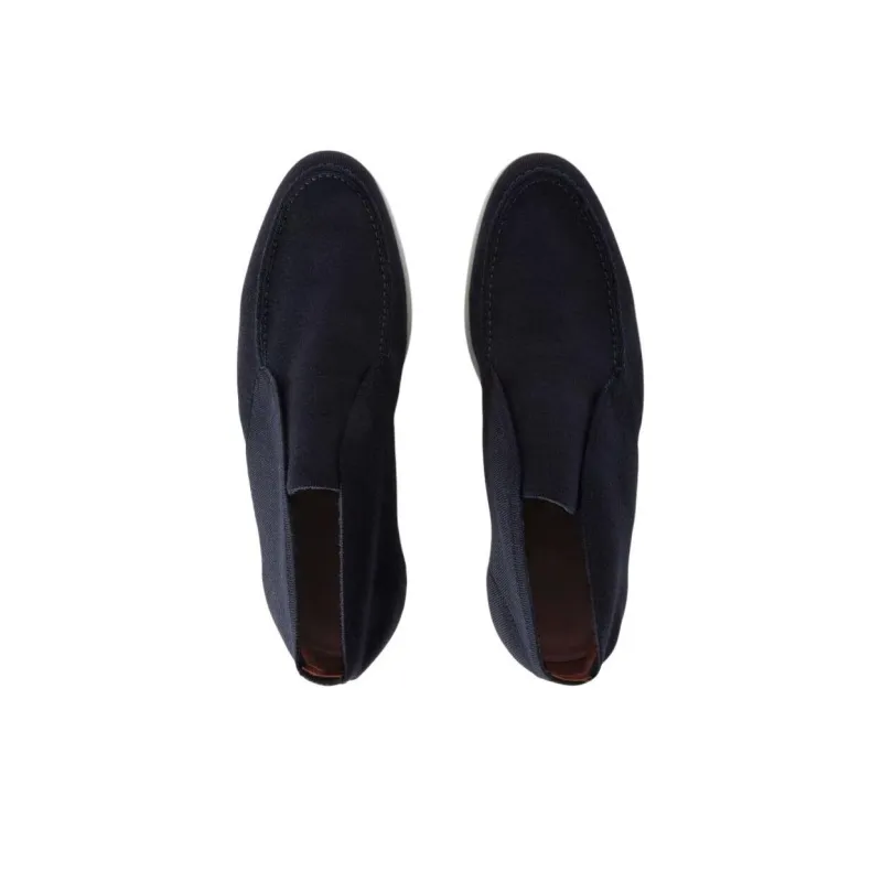 Loro Piana Ankle Boots Men's Black-4