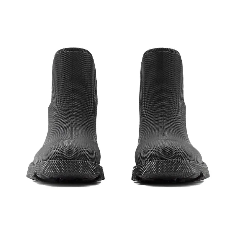Burberry Ankle Boots Men's Black-3