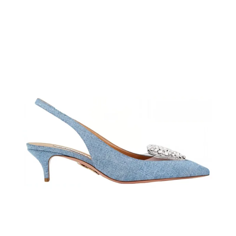 AQUAZZURA Slim Heel High Heels 4.5cm Women's Blue-1