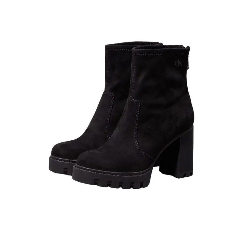CKJ CALVIN KLEIN JEANS Ankle Boots 9cm Women's Black-2