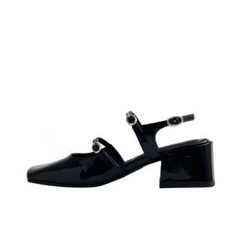 ALOHAS Chunky Heel High Heels 5.5cm Women's Black
