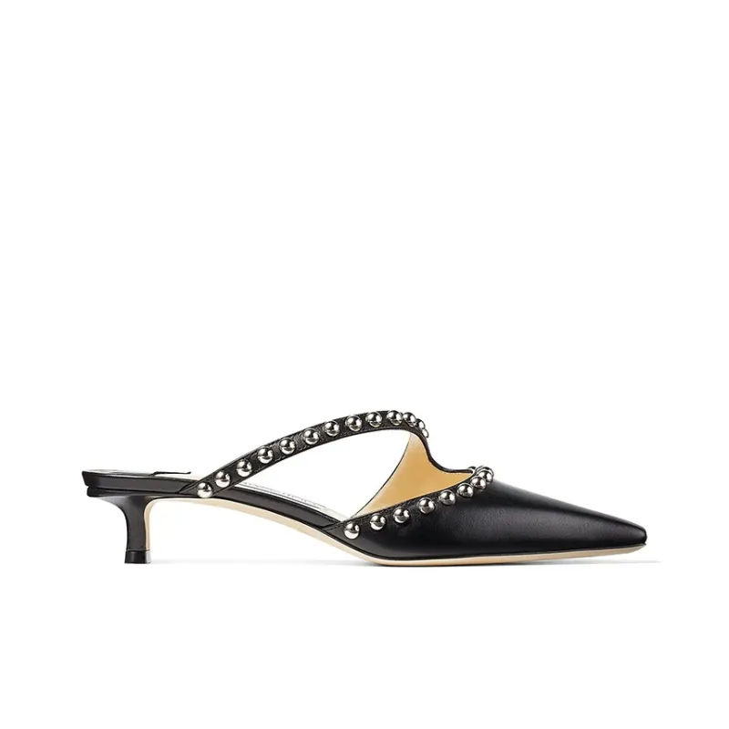 Jimmy Choo ROS Slim Heel High Heels 3.5cm Women's Silver-1