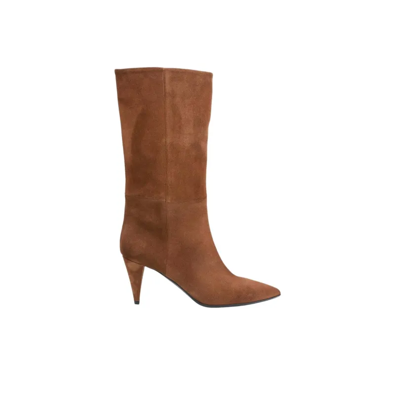 STRATEGIA Ankle Boots 8cm Women's Brown-1