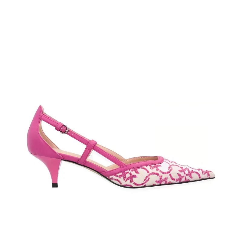 PINKO Love Birds Slingback Pumps-1