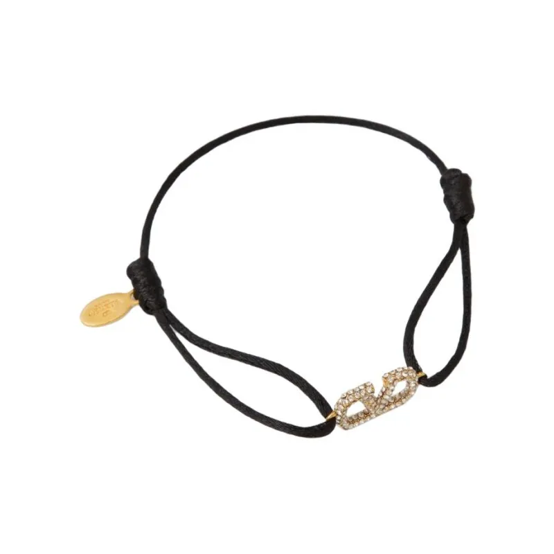 Valentino Garavani VLogo Signature Crystal embellished Bracelet-3