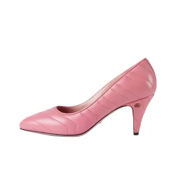 GUCCI Cone Heel High Heels Women's Pink