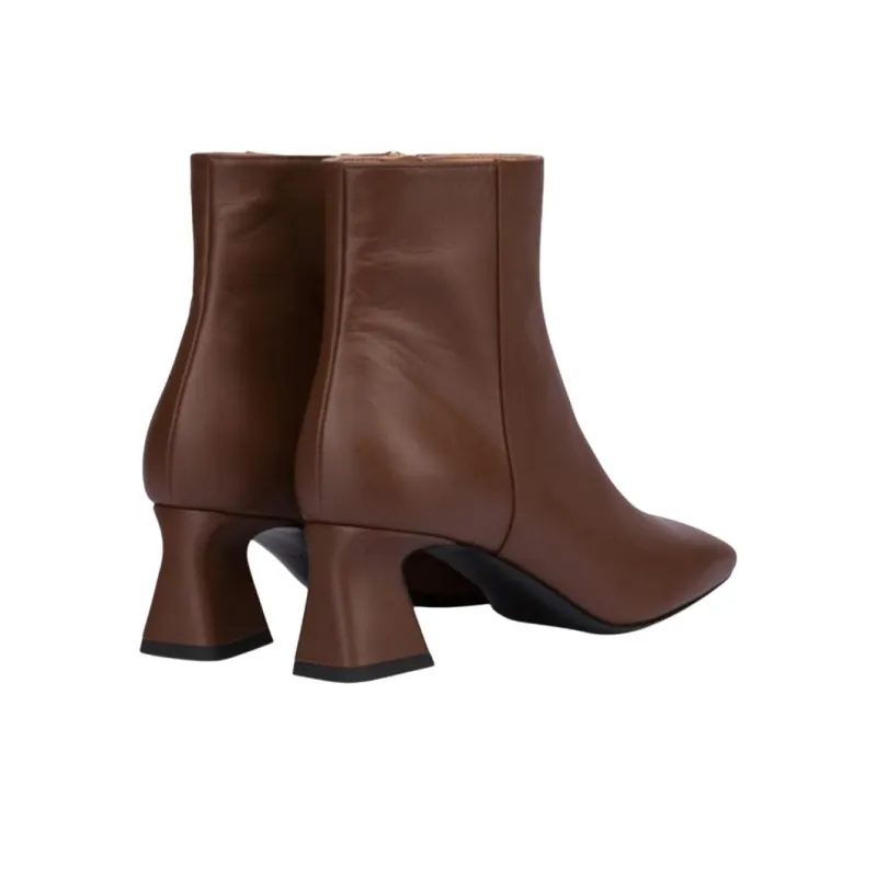 Pollini Nina Ankle Boots 5.5cm Women's Brown-3