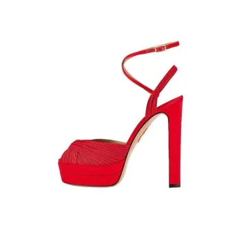 AQUAZZURA 135mm Twist Detail Sandals