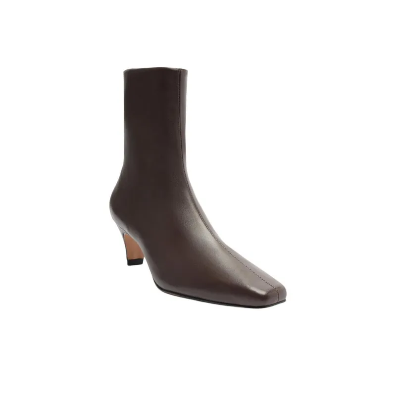 Schutz Dellia Ankle Boots 5.5cm Women's Brown-2