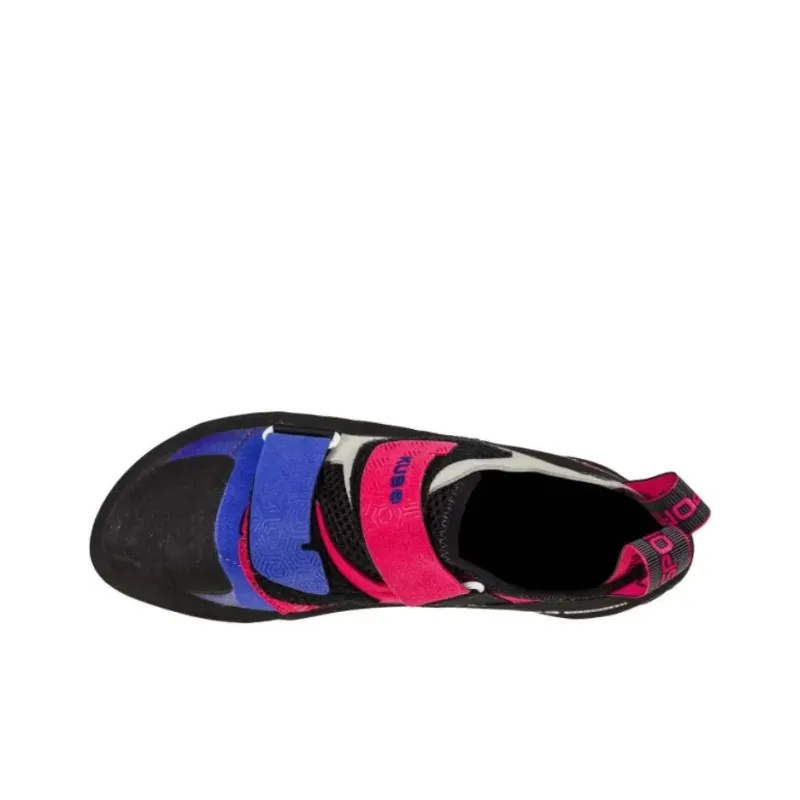 LA SPORTIVA Kubo Anti Slip Wear Resistant Low Top Hiking Shoes Women's Black Pink-2