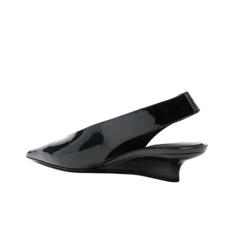 TOTEME 35mm The Wedge Heel Slingback Pumps-3