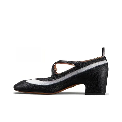 THOM BROWNE Leather Brogue Pumps