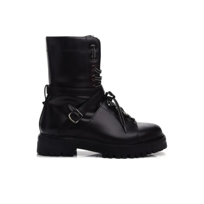 Valentino Rockstud GARAVANI Ankle Boots Women's Black-1