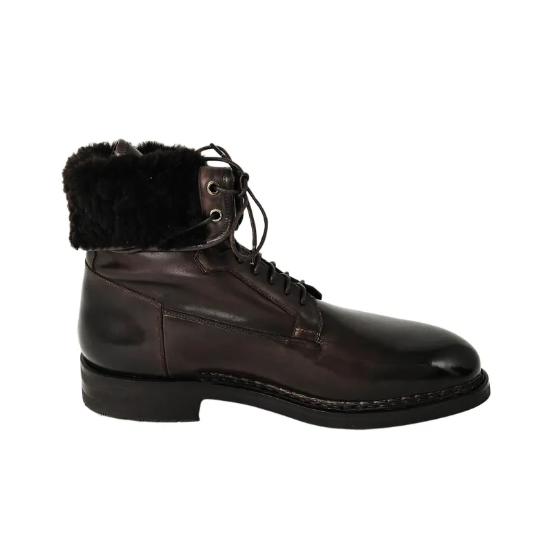 Santoni Drago Ankle Boots Men's Brown-1