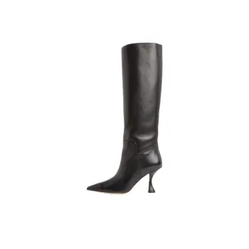 Stuart Weitzman/SW Xcurve Knee-high Boots 8.5cm Women's Black