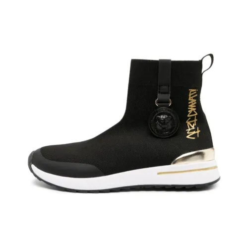 Just Cavalli Logo-print Sock-ankle Sneakers