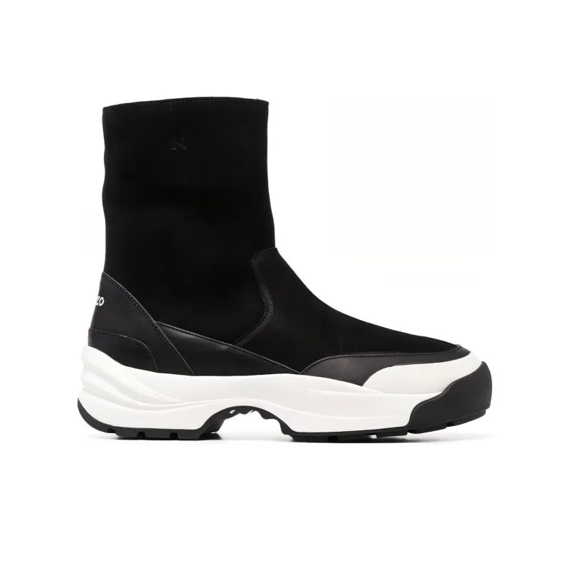 KENZO Ankle Boots Men Black-1