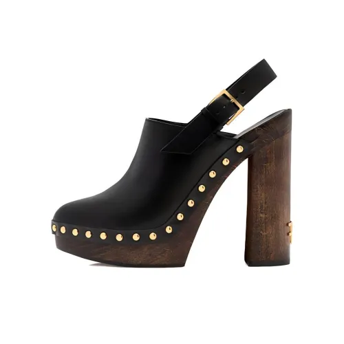 TOM FORD Chunky Heel High Heels 13.5cm Women's Black