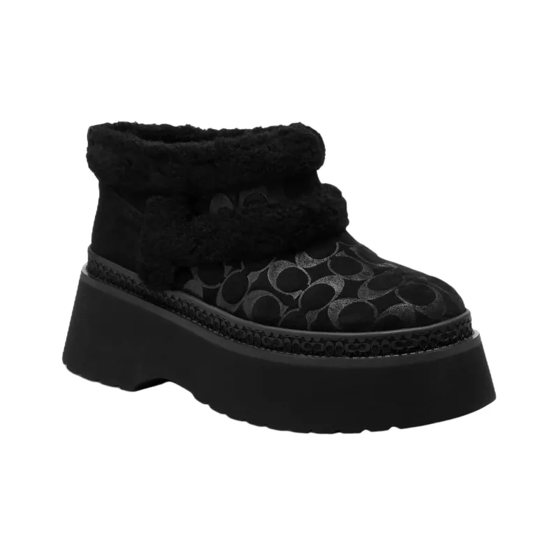 COACH Christina Ankle Boots Women's Black-2
