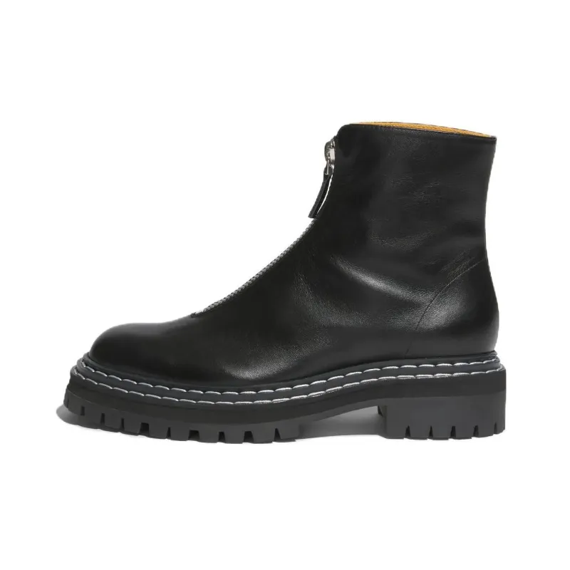 PROENZA SCHOULER Zip-up Lug-sole Boots-0