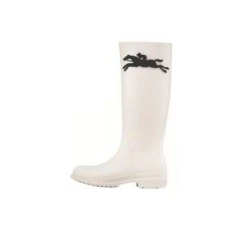 LONGCHAMP Knee high Boots Women's Ivory