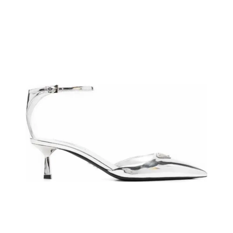 PRADA High Heels Women's Silver-1