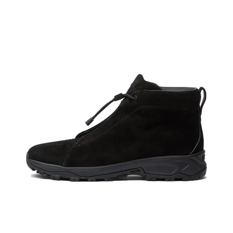 Zegna Triple Stitch Ankle Boots Men's Black-0