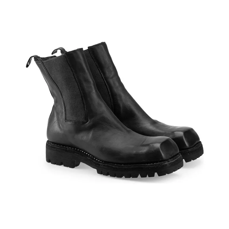GUIDI Chelsea Boots Unisex Black-2