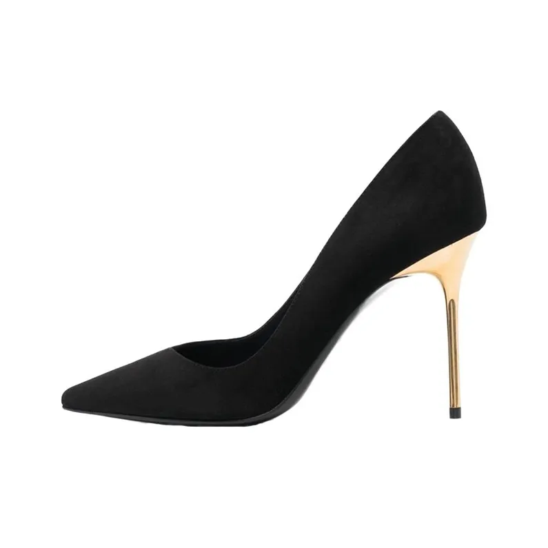 BALMAIN Black Suede Pumps-0