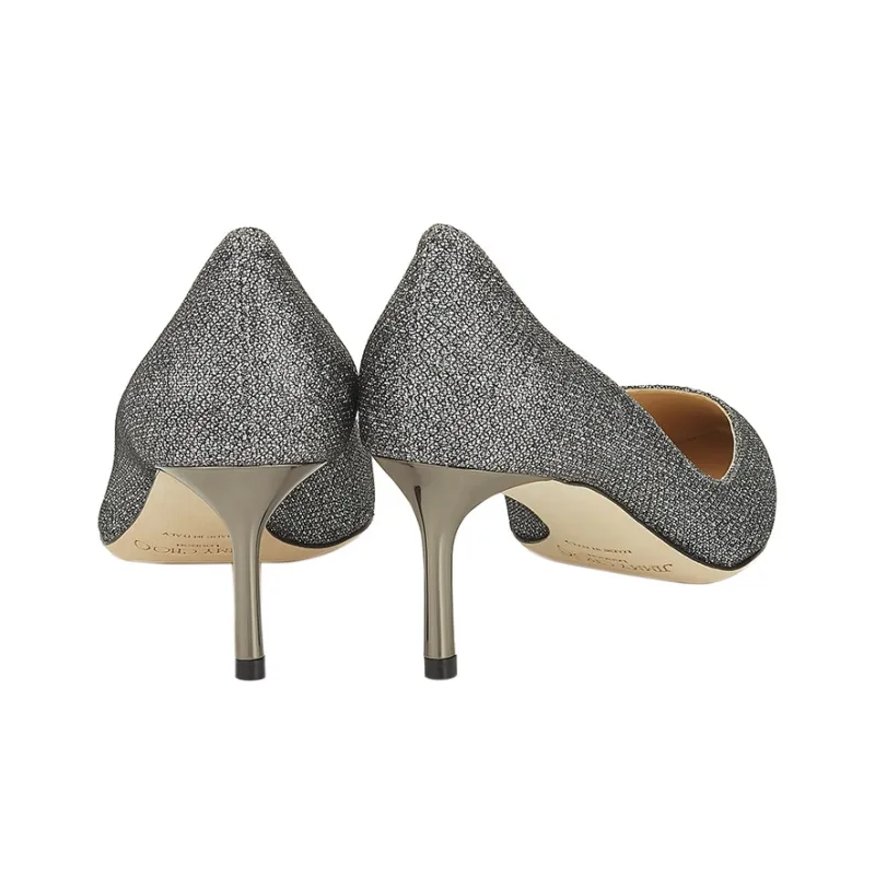 Jimmy Choo ROMY 60 Slim Heel High Heels Women's Gray-4