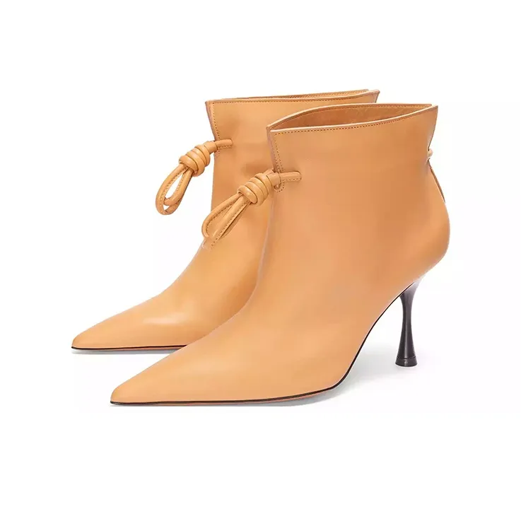 LOEWE Flamenco Ankle Boots Women's Warm Sand-2
