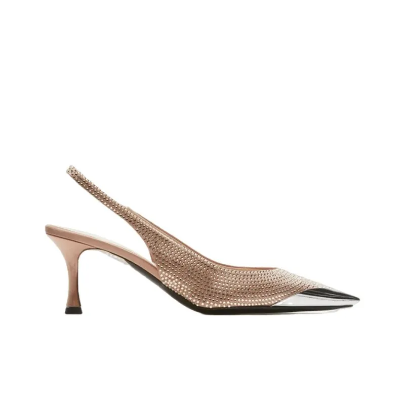 N°21 Nº21 Embellished Slingback Pointed-Toe Pumps-1