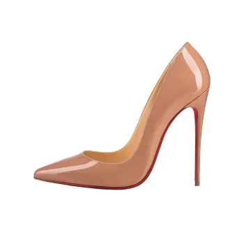 Christian Louboutin So Kate 120mm Pump Nude Patent Leather Women's