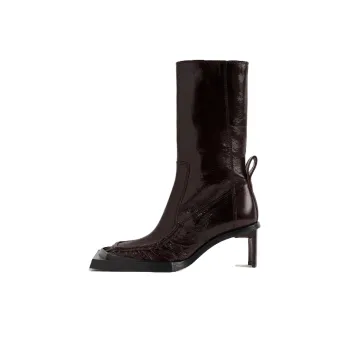 MIISTA Ankle Boots 6cm Women's Brown