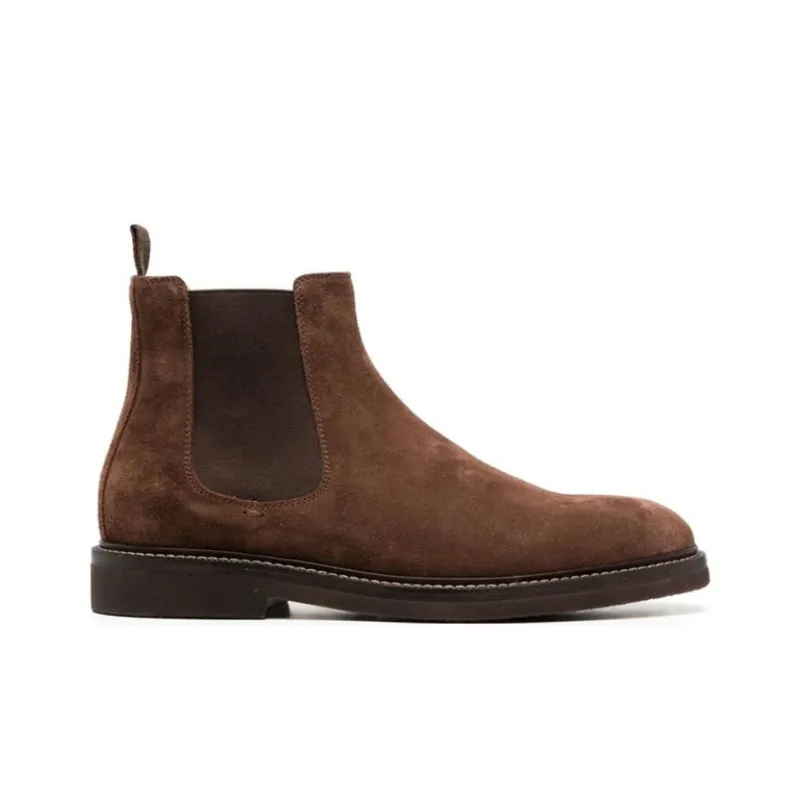 Brunello Cucinelli Suede Ankle Boots-1