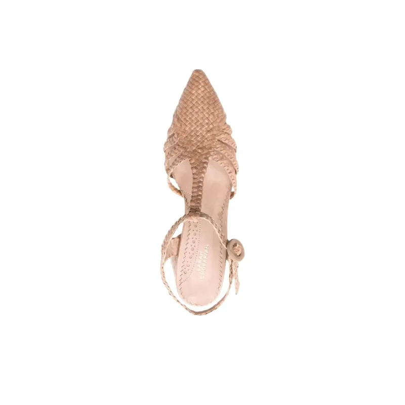 Sarah Chofakian Françoise High Heels 6cm Women's Light Brown-4