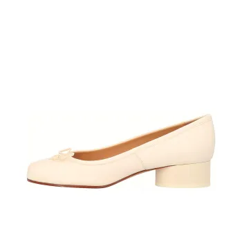 Maison Margiela Tabi Chunky Heel High Heels Women's Beige