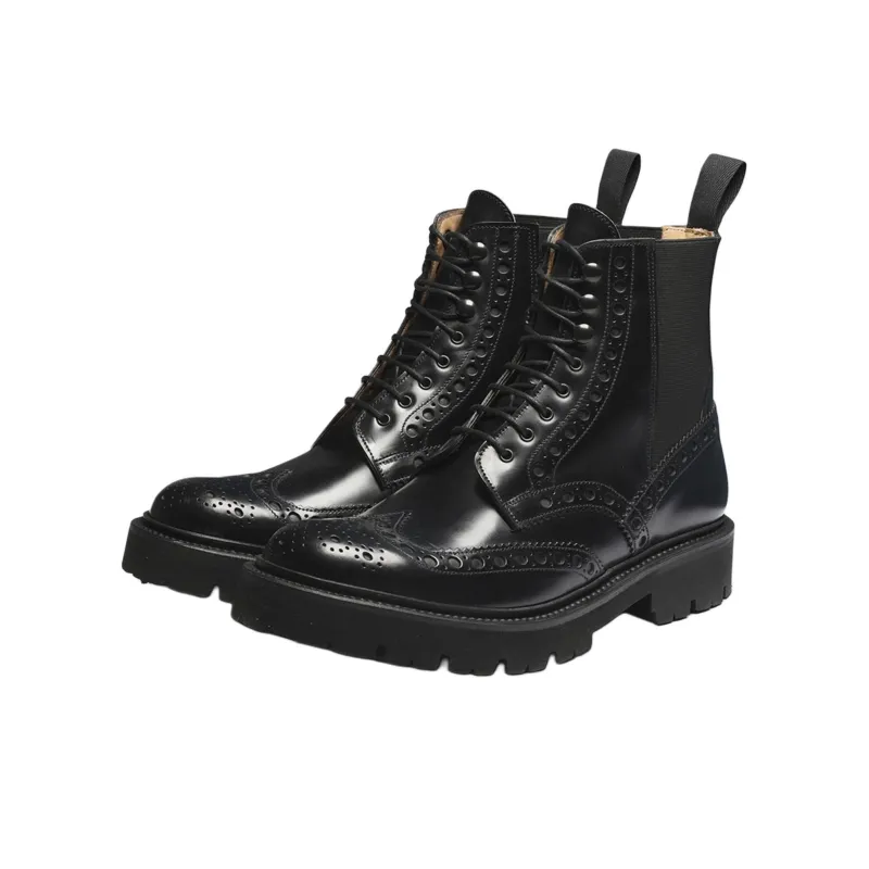 GRENSON Fred Short Chelsea Boots Men's Black-3