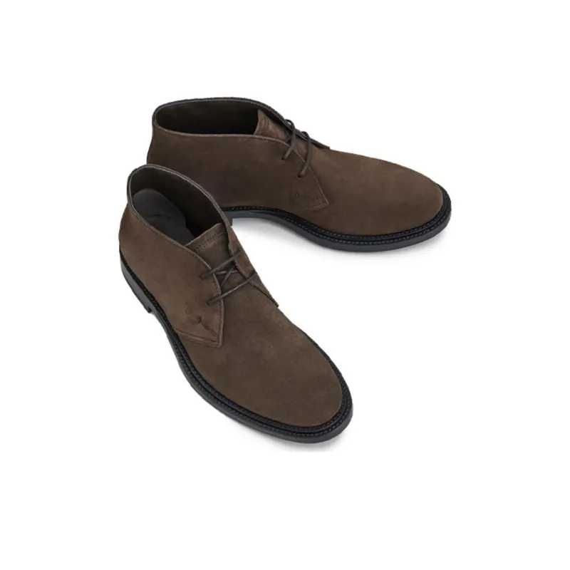 TOD'S Desert Almond Toe Ankle Boots-2